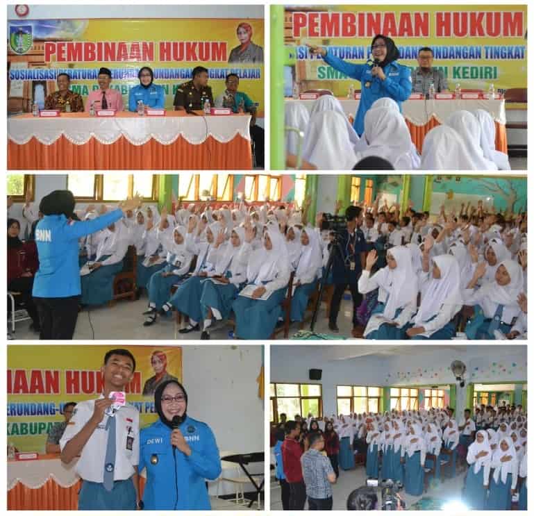 SOSIALISASI P4GN DALAM RANGKA PEMBINAAN HUKUM DI SMAN 1 GURAH