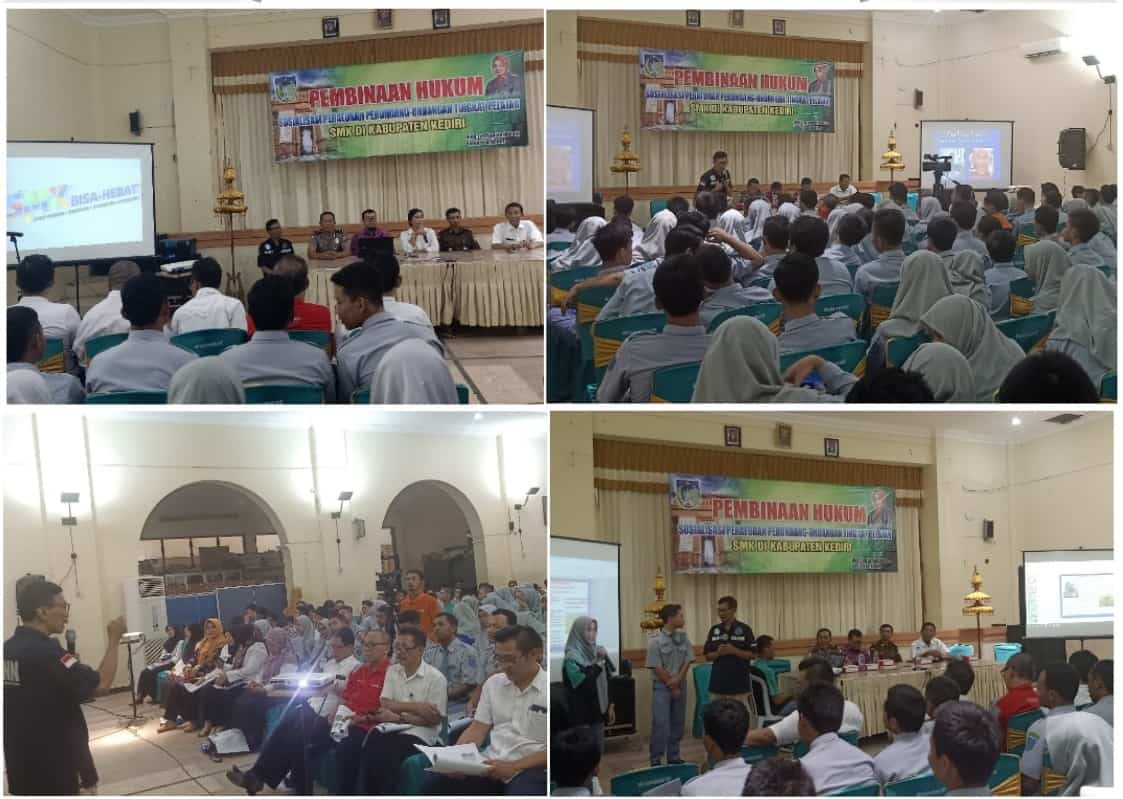 SOSIALISASI P4GN DALAM RANGKA PEMBINAAN HUKUM DI SMK CANDA BHIRAWA PARE SOSIALISASI P4GN DALAM RANGKA PEMBINAAN HUKUM DI SMK CANDA BHIRAWA PARE