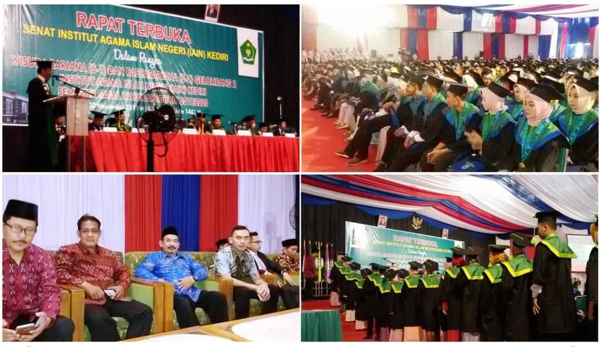 Wisuda Program Sarjana & Pascasarjana Gelombang II IAIN Kediri Tahun 2019