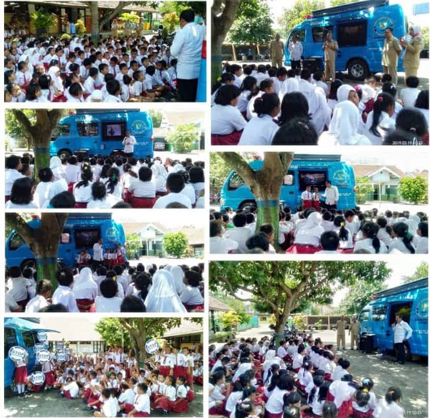 SOSIALISASI P4GN DI SDN GAMPENGREJO KEDIRI