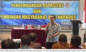 BNN Kabupaten Kediri Perkuat Rencana Aksi P4GN di Desa