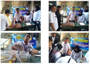 SOSIALISASI P4GN DAN TES URINE BAGI KELOMPOK GURU PENJASKES KEC. KEPUNG