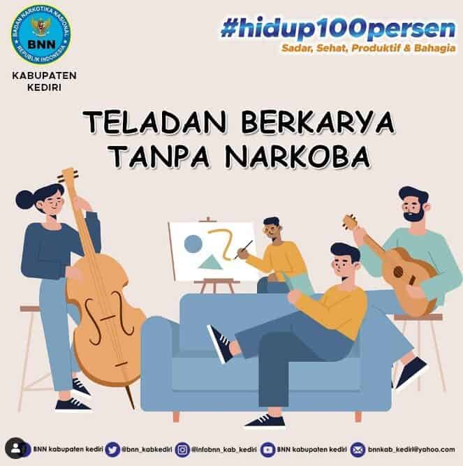 Mari berkarya dan jauhi penyalahgunaan narkoba di lingkungan kita Mari berkarya dan jauhi penyalahgunaan narkoba di lingkungan kita