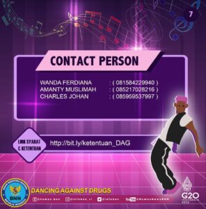 BNN RI MENYELENGGARAKAN LOMBA TARI KREASI “DANCING AGAINST DRUGS”